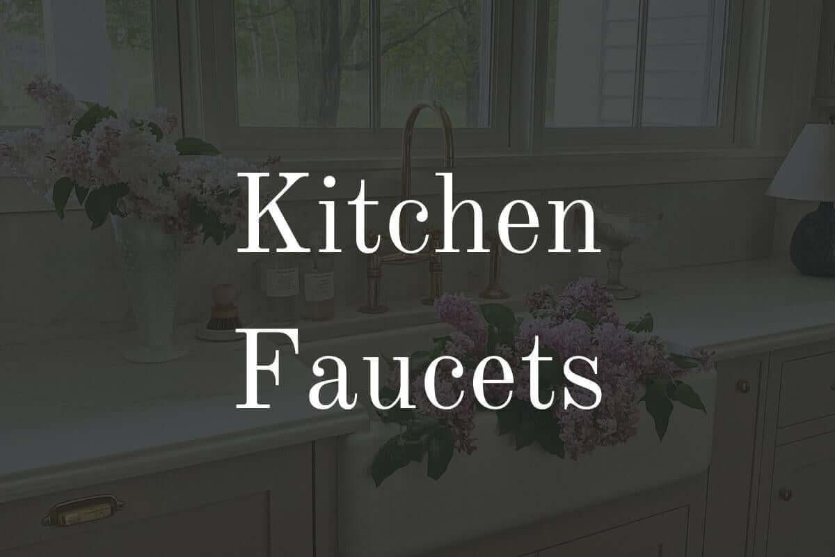 Unlacquered Brass Kitchen Faucet