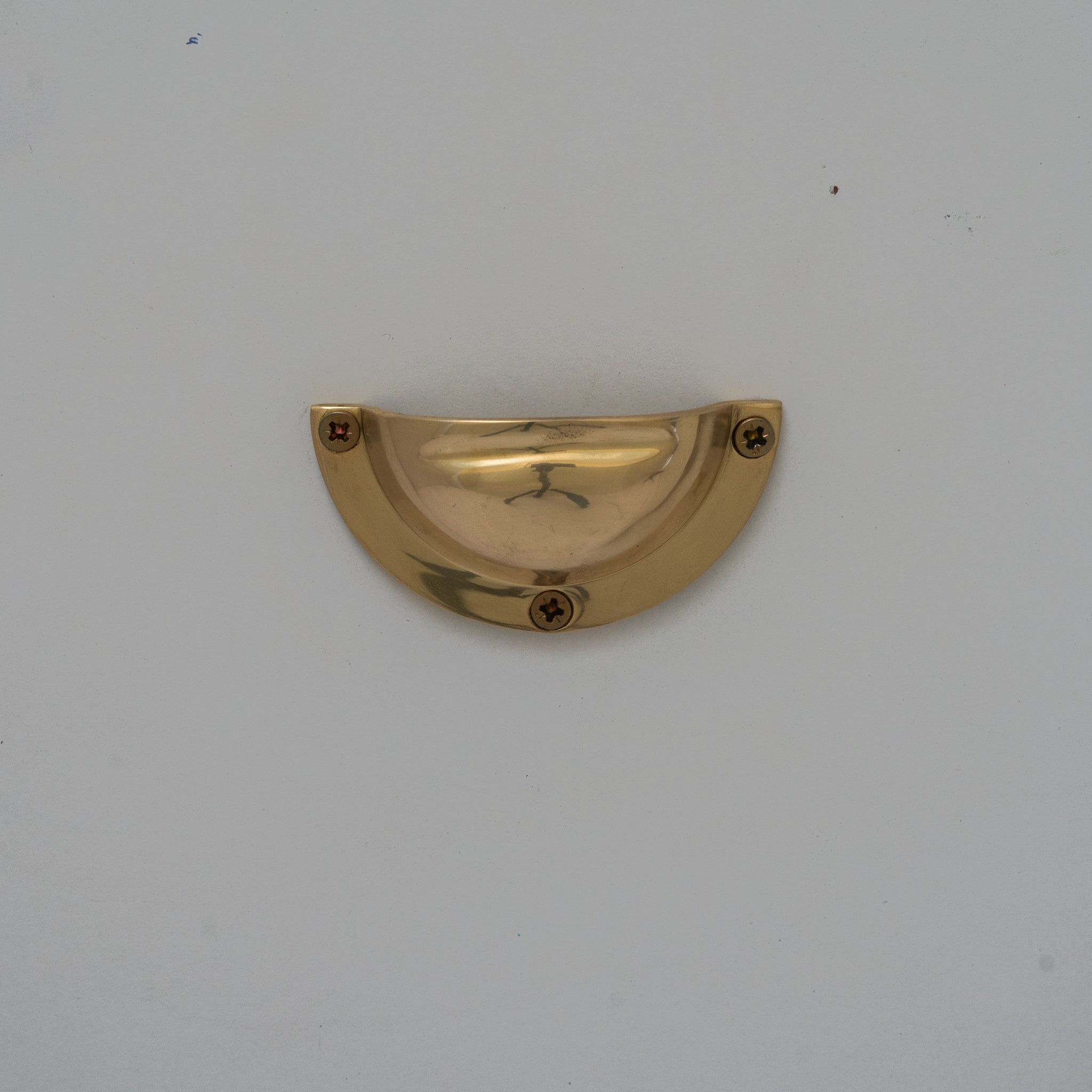 Unlacquered Brass Cup Pull Handles