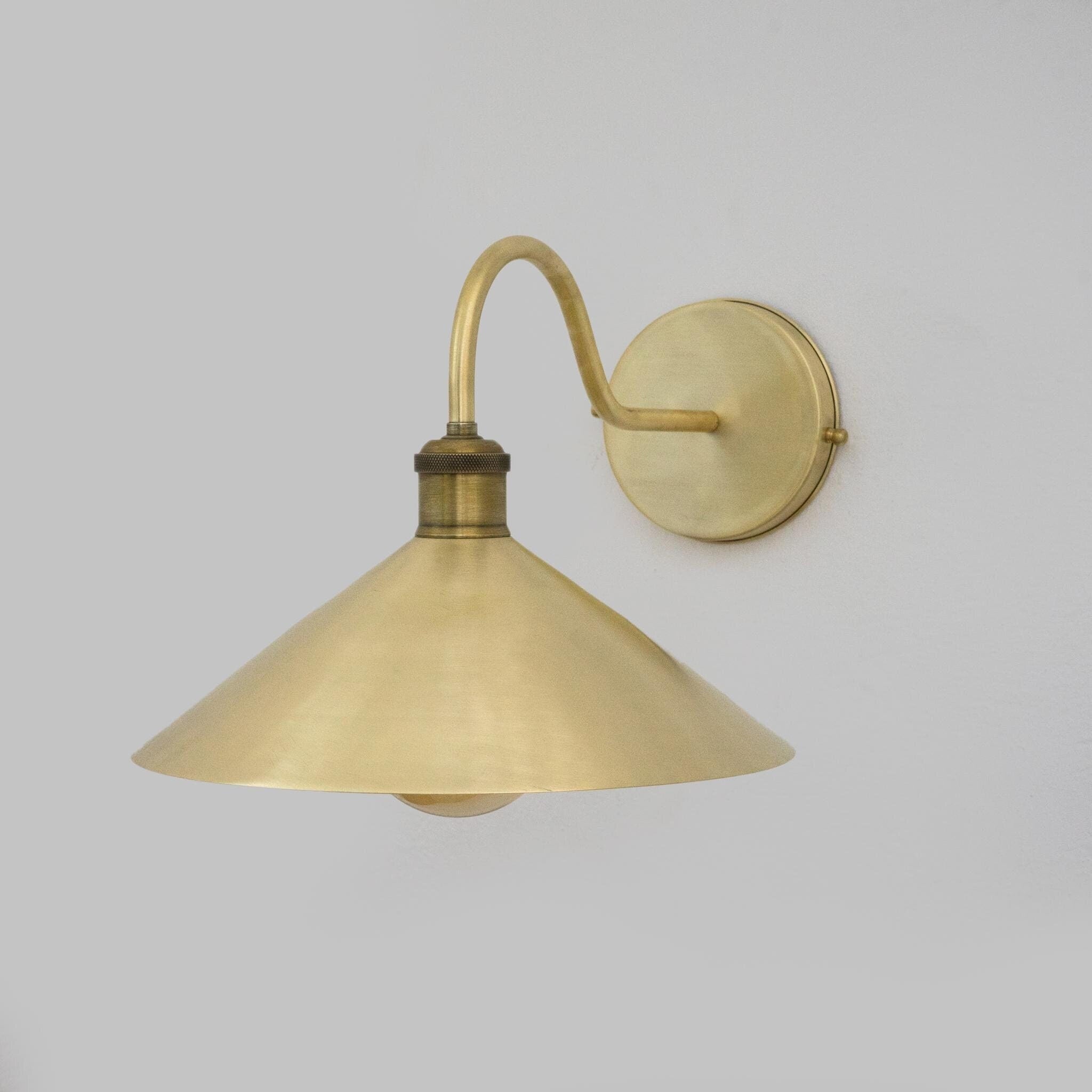 Brass Hallway Sconce, Wall Mount Lamp