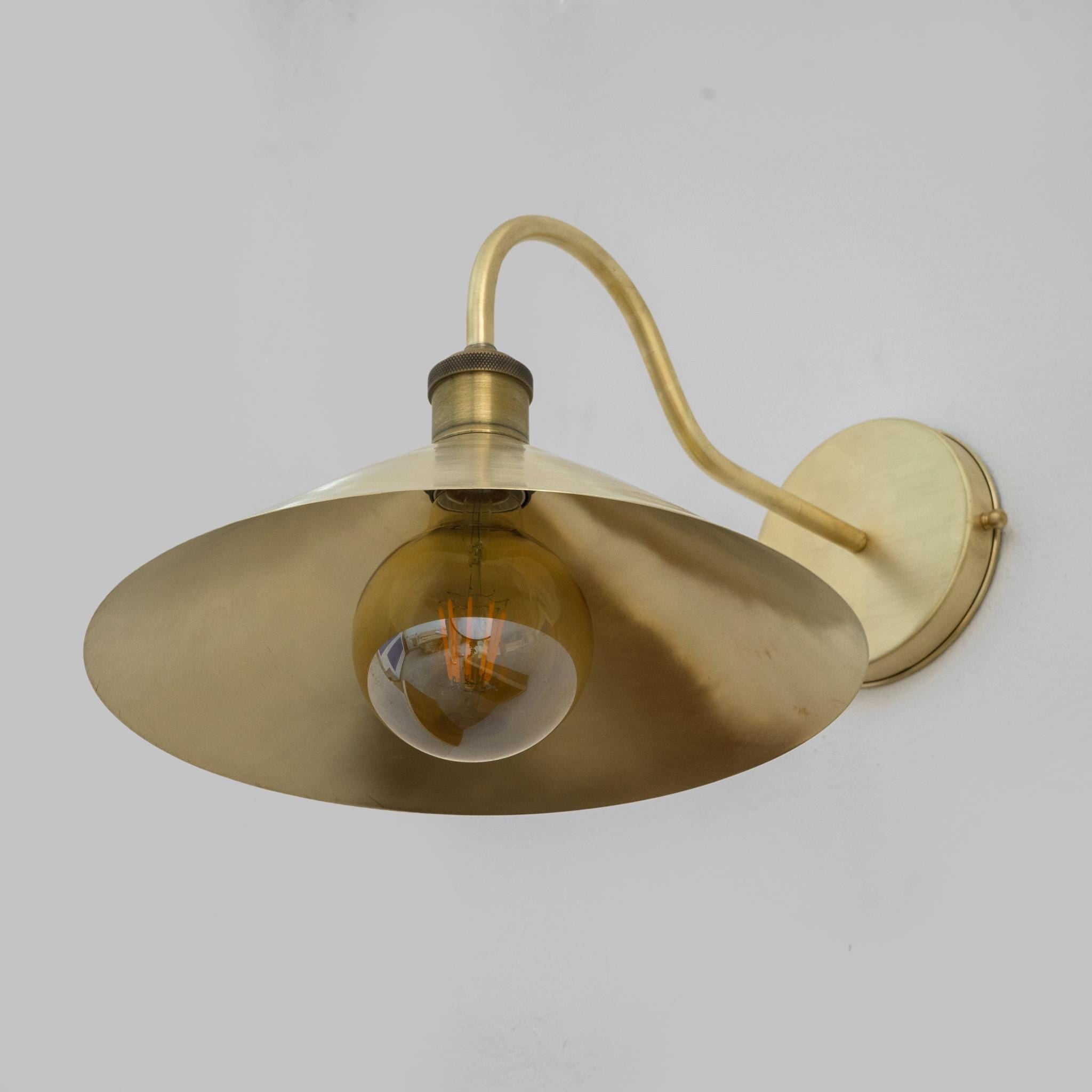 Brass Hallway Sconce, Wall Mount Lamp