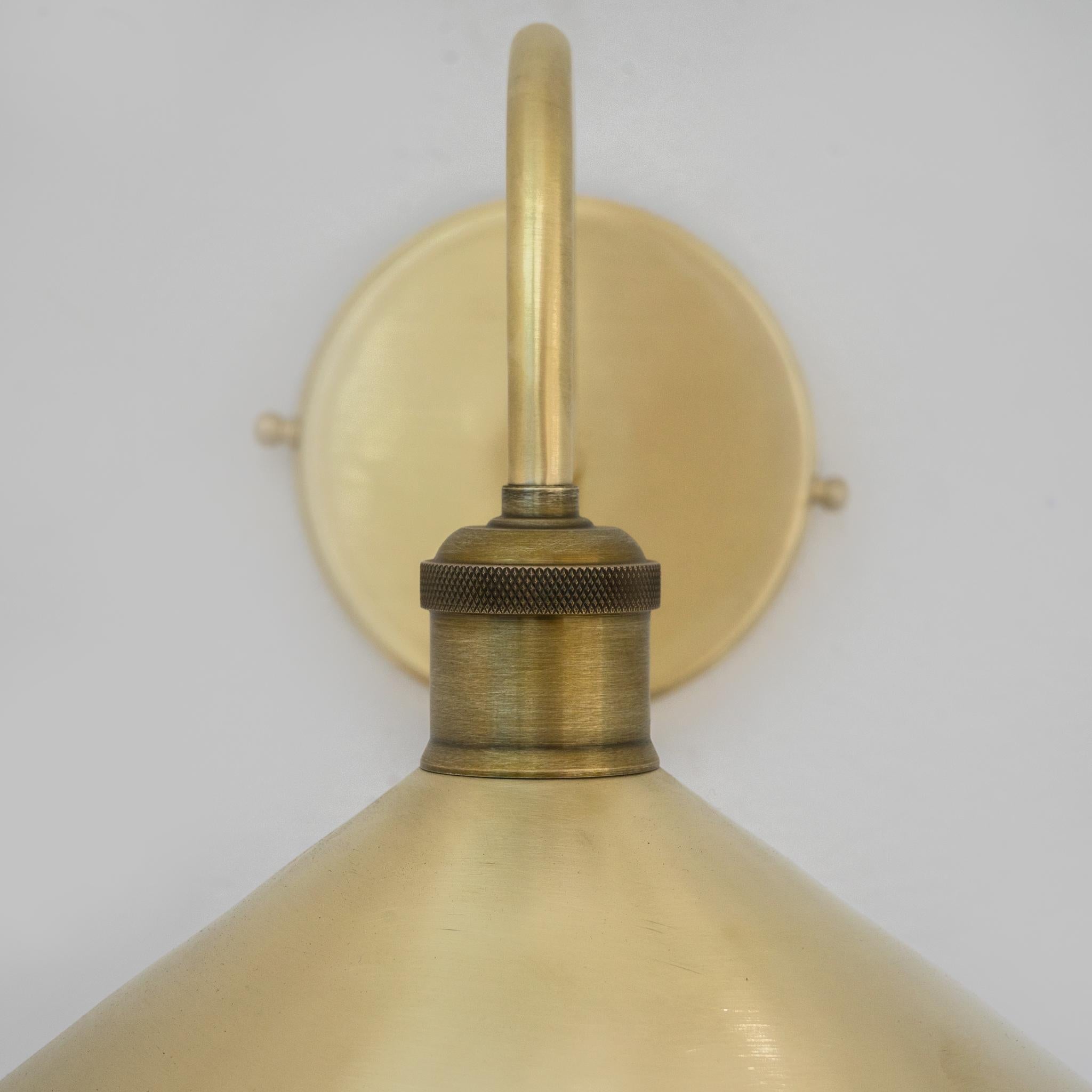 Brass Hallway Sconce, Wall Mount Lamp