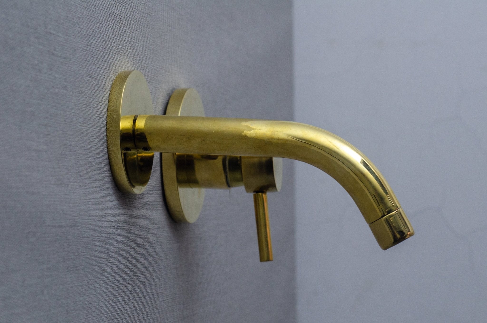 Unlacquered Brass Bathroom Faucet - Single Handle Bathroom Faucet IBF04