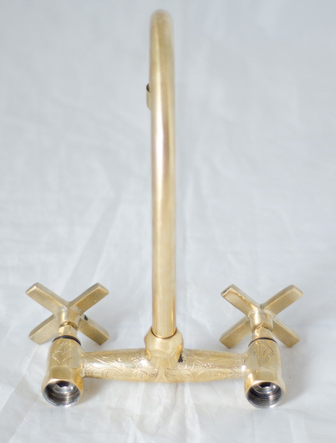 Unlacquered Brass Bathroom Faucet 