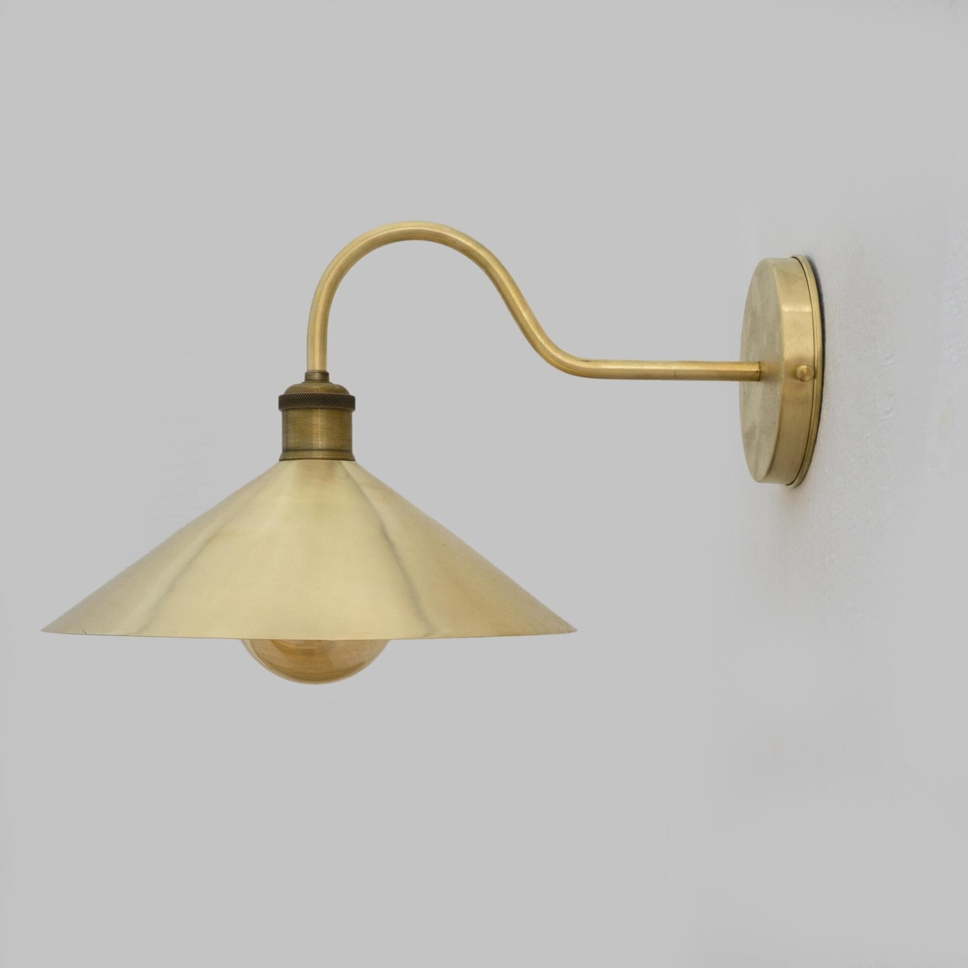 Brass Hallway Sconce, Wall Mount Lamp