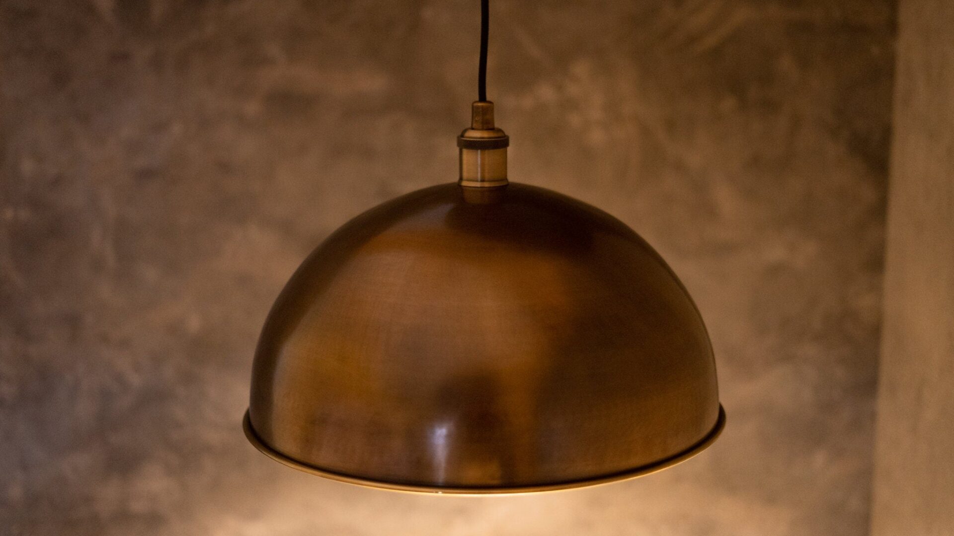 Oil Rubbed Bronze Dome Pendant Light, Bronze Ceiling Dome Lampshade